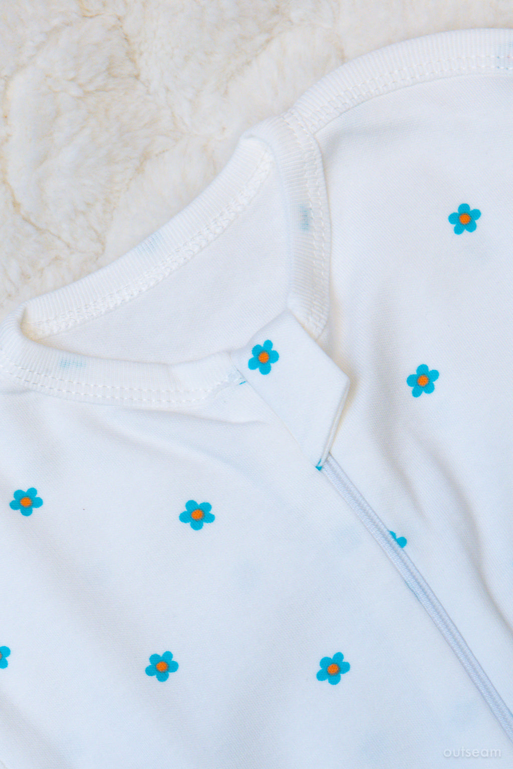 Outseam Кокон для новорождённого — Цветок — детальный вид 2